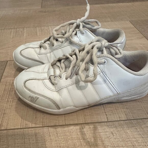 VARSITY CHEERLEADER 109602 WHITE CHEER SHOES US YOUTH SIZE 4 - Picture 4 of 7